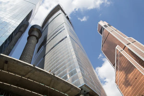 Wolkenkratzer des internationalen Geschäftszentrums (Stadt), Moskau, Russland — Stockfoto