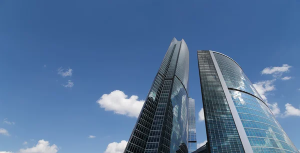 Skyscrapers of the International Business Center (City), Moscow, Russia — Stock Photo, Image