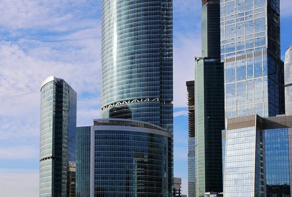 Skyscrapers of the International Business Center (City), Moscow, Russia Stock Picture