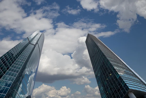 Skyscrapers of the International Business Center (City), Moscow, Russia — Stock Photo, Image