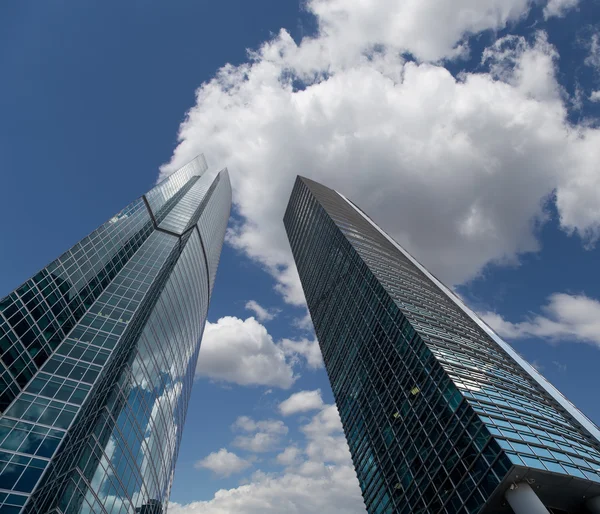 Rascacielos del Centro Internacional de Negocios (Ciudad), Moscú, Rusia — Foto de Stock