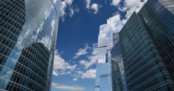 Skyscrapers of the International Business Center (City), Moscow, Russia — Stock Photo, Image