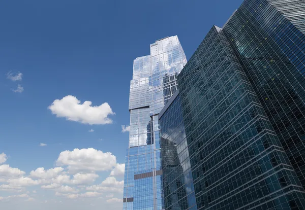 Rascacielos del Centro Internacional de Negocios (Ciudad), Moscú, Rusia — Foto de Stock