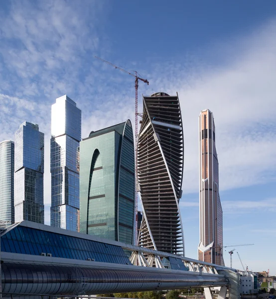 Grattacieli dell'International Business Center (City), Mosca, Russia — Foto Stock