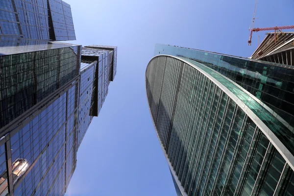 Skyscrapers of the International Business Center (City), Moscow, Russia — Stock Photo, Image