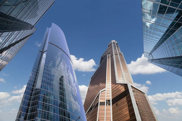 Skyscrapers of the International Business Center (City), Moscow, Russia — Stock Photo, Image