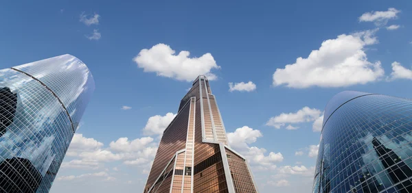 Skyscrapers of the International Business Center (City), Moscow, Russia — Stock Photo, Image