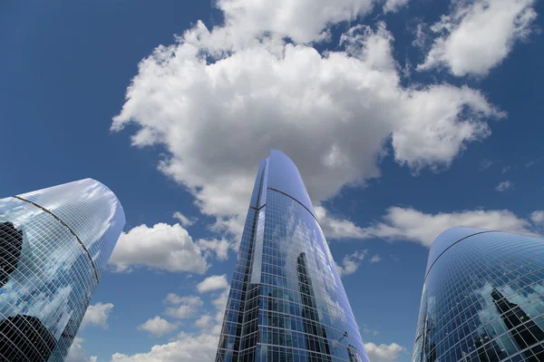 Skyscrapers of the International Business Center (City), Moscow, Russia — Stock Photo, Image