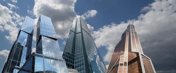 Wolkenkrabbers van het International Business Center (stad), Moskou, Rusland — Stockfoto