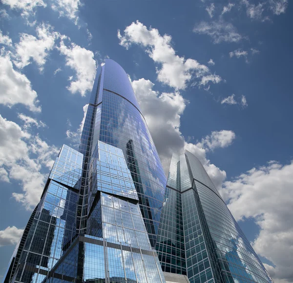 Rascacielos del Centro Internacional de Negocios (Ciudad), Moscú, Rusia — Foto de Stock