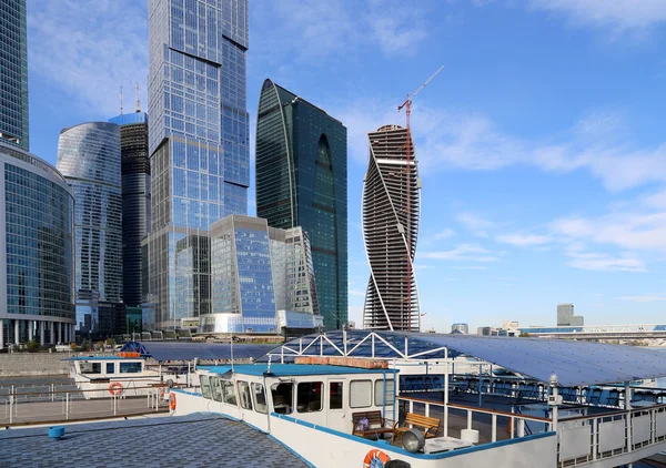 Wolkenkrabbers van het International Business Center (stad), Moskou, Rusland — Stockfoto