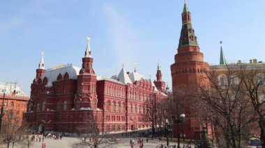 durum tarihi Müzesi... görünümü modacı Meydanı. Moscow, Rusya Federasyonu