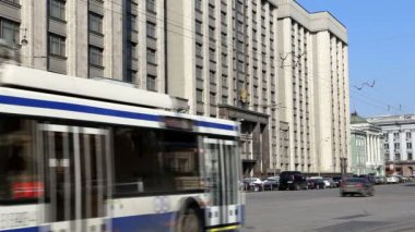 Devlet duma Rusya Federasyonu federal Meclisi binası. Moscow, Rusya Federasyonu