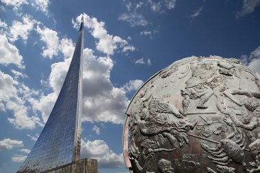 fatihler alan anıt park açık havada cosmonautics Müzesi, Moskova, Rusya