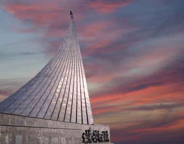 fatihler alan anıt park açık havada cosmonautics Müzesi, Moskova, Rusya