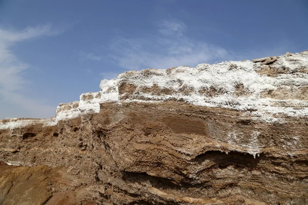 Jordan, ölü deniz tuzu — Stok fotoğraf