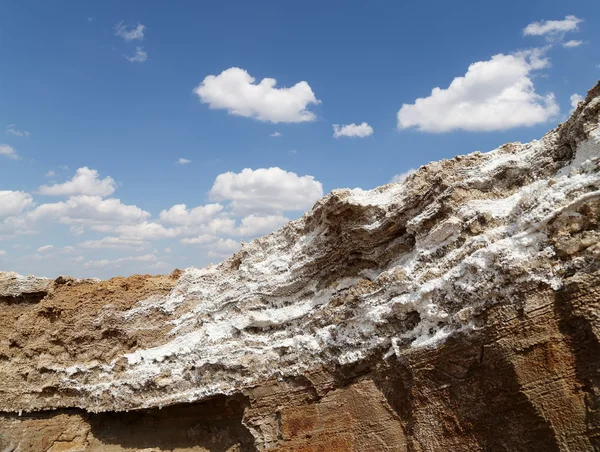 Sal marina muerta en Jordania — Foto de Stock