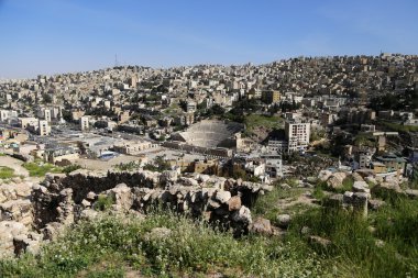 amman'ın manzarası, jordan görünümünü