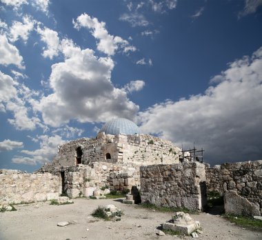 eski Emevi palace, iyi korunmuş binalar, jabal al-qal'a, eski Roma Kalesi hill Ürdün Krallığı'nın başkenti amman