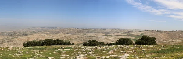 Panorama deserto montanha paisagem, Jordânia — Fotografia de Stock