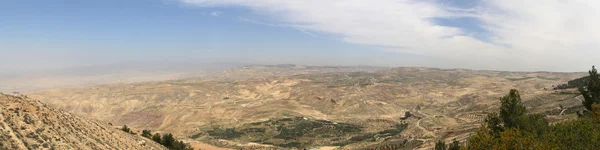 Panorama paysage de montagne désert, Jordanie — Photo