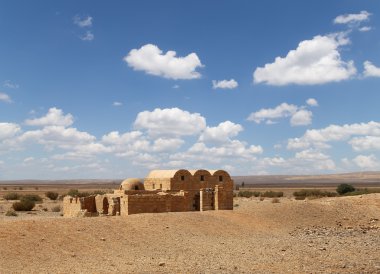 amman, Ürdün yakınındaki Quseir (Kasr) amra çöl castle. ünlü fresk 's ile dünya mirası.