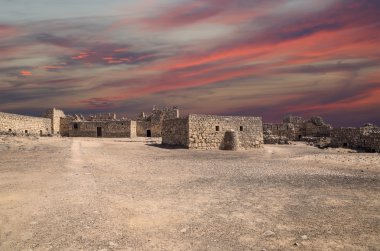 azraq'ın kalesinin Orta Doğu Ürdün, amman doğusunda 100 km