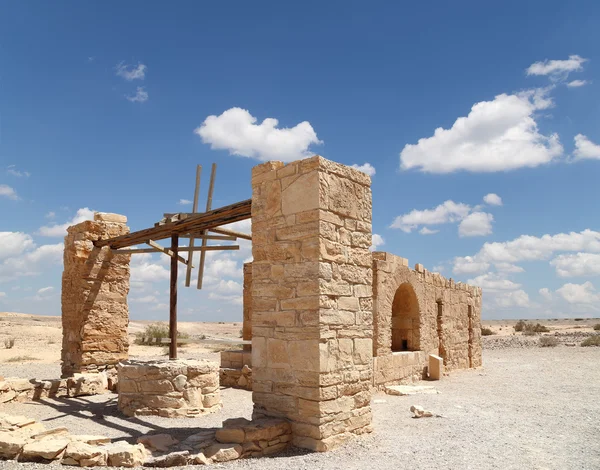Quseir (Qasr) Amra desert castle near Amman, Jordan. World heritage with famous fresco's. — Stock Photo, Image