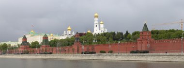 Rus silah. kremlin, Moskova, Rusya yakın askeri geçit töreni provası