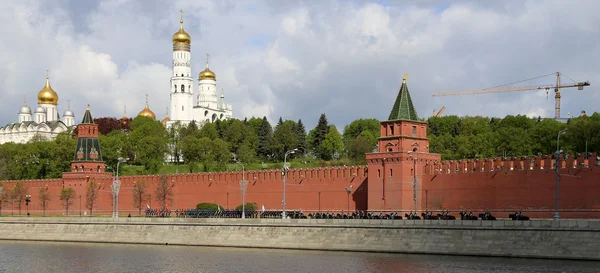 Repetition av militärparad på Röda torget Moskva, Ryssland. maj 07 2014 — Stockfoto