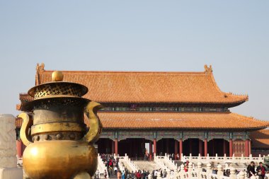 Yasak Şehir, beijing, Çin - Çin İmparatorluk saraydan ming Hanedanı qing Hanedanı sona yapıldı.