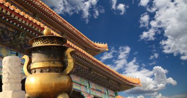 Yasak Şehir, beijing, Çin - Çin İmparatorluk saraydan ming Hanedanı qing Hanedanı sona yapıldı.