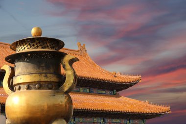 Yasak Şehir, beijing, Çin - Çin İmparatorluk saraydan ming Hanedanı qing Hanedanı sona yapıldı.