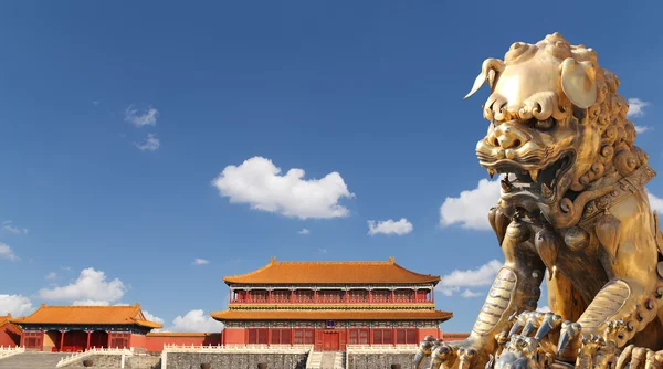 Ciudad Prohibida, Beijing, China fue el palacio imperial chino desde la dinastía Ming hasta el final de la dinastía Qing. —  Fotos de Stock