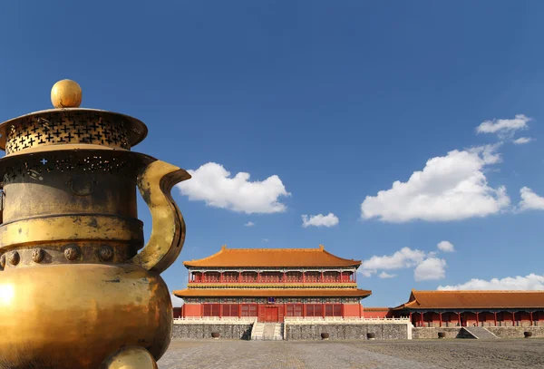 Forbidden City, Beijing, China -- was the Chinese imperial palace from the Ming Dynasty to the end of the Qing Dynasty — Stock Photo, Image