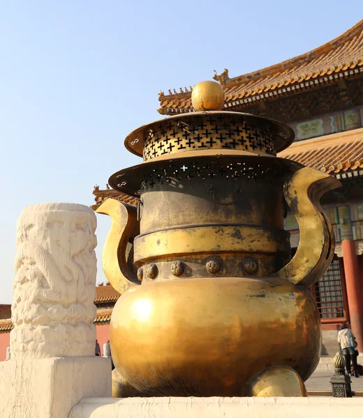 Запретный город, Пекин, Китай - был китайским императорским дворцом от династии Мин до конца эпохи Цин — стоковое фото