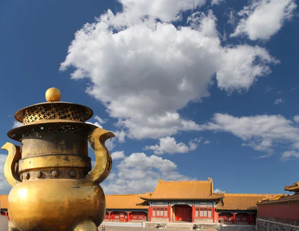 Ciudad Prohibida, Beijing, China fue el palacio imperial chino desde la dinastía Ming hasta el final de la dinastía Qing. —  Fotos de Stock