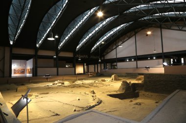 Banpo Museum -- is a museum in Xi'an(Xian, Sian), Shaanxi, China. The museum houses artifacts from the archaeological site of Banpo. clipart