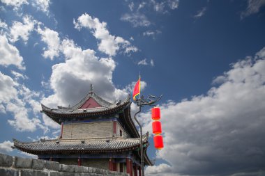 surları xian (sian, xi'an) eski bir Çin--en eski ve en iyi temsil başkenti Çin şehir surları korunmuş.