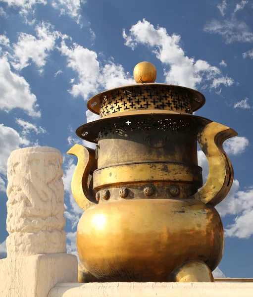 Ciudad Prohibida, Beijing, China fue el palacio imperial chino desde la dinastía Ming hasta el final de la dinastía Qing. — Foto de Stock