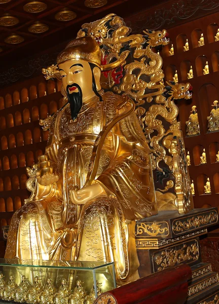 Statue of Xuanzang. Great Wild Goose Pagoda, Xian (Sian, Xi'an), Shaanxi province, China — Stock Photo, Image