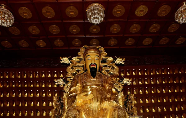 Statue of Xuanzang. Great Wild Goose Pagoda, Xian (Sian, Xi'an), Shaanxi province, China — Stock Photo, Image