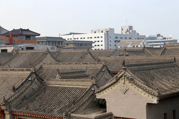 Vista da cidade de Xian (Sian, Xi 'an), província de Shaanxi, China — Fotografia de Stock