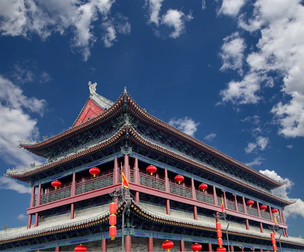 Le fortificazioni di Xian (Sian, Xi'an) antica capitale della Cina- rappresentano una delle mura più antiche e meglio conservate della città cinese — Foto Stock