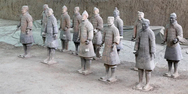 Qin dynasty Terracotta Army, Xian (Sian), China — Stock Image Qin dynasty Terracotta Army, Xian (Sian), China Stock Image