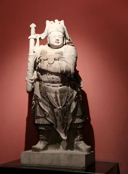 Xian (Sian, Xi 'an) beilin museum (Stele Forest), fundada em 1087, a floresta de tábuas de pedra na mais antiga biblioteca de pedra de renome mundial e palácio de arte caligrafia, China — Fotografia de Stock