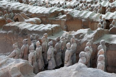 Qin hanedanı terracotta army, xian (sian), Çin
