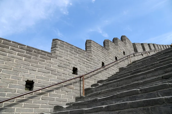 Vista de una de las secciones más pintorescas de la Gran Muralla de China, al norte de Beijing —  Fotos de Stock