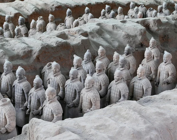 Dinastía Qin Ejército de Terracota, Xian (Sian), China — Foto de Stock