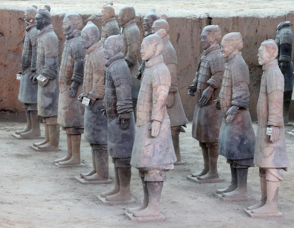 Qin dinasztia terrakotta hadsereg, xian (Tibi), Kína — Stock Fotó